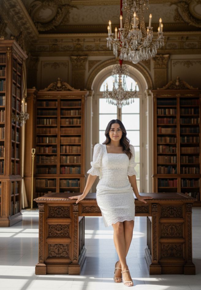 Vestido Branco Elegante