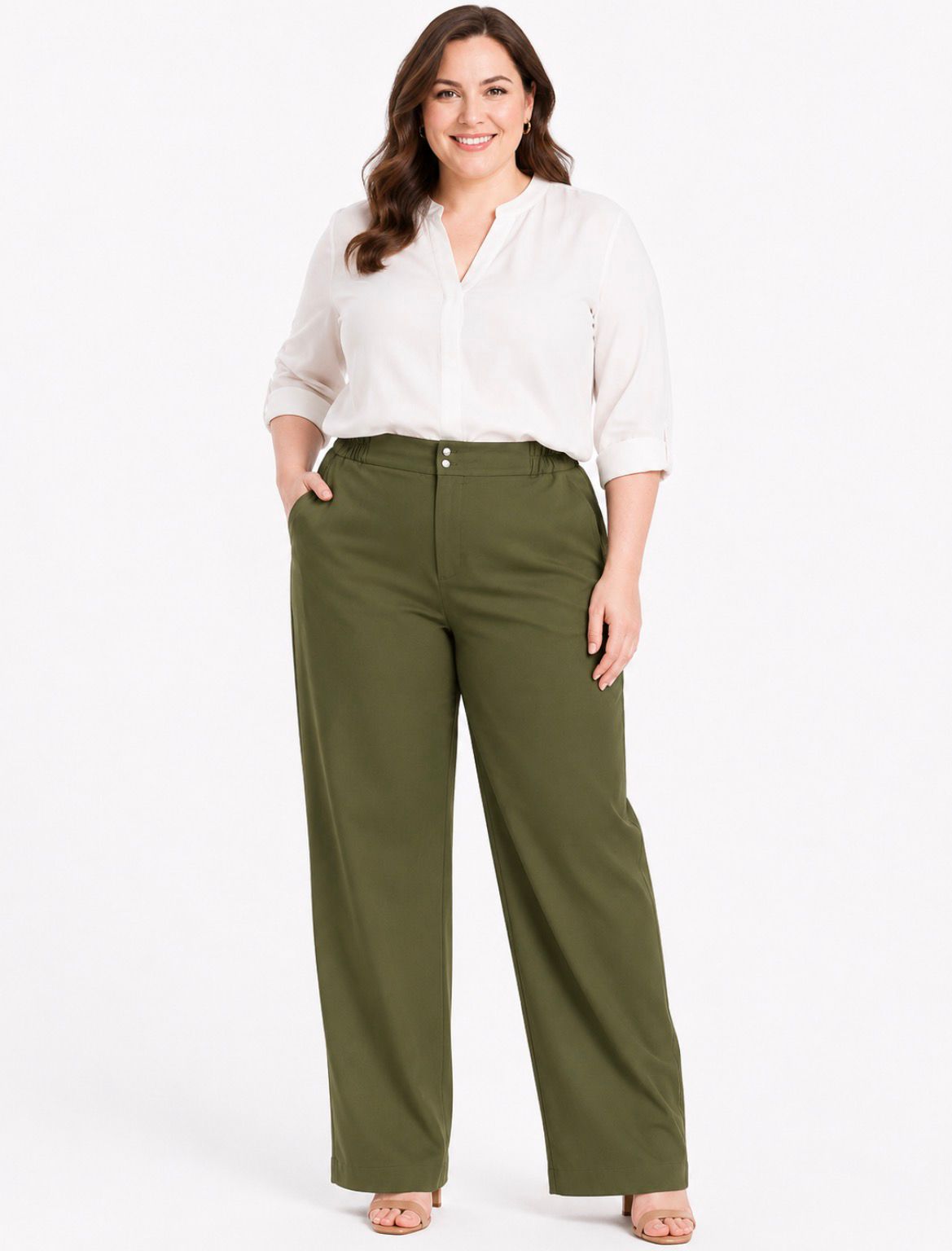Calça Pantalona Plus Size 