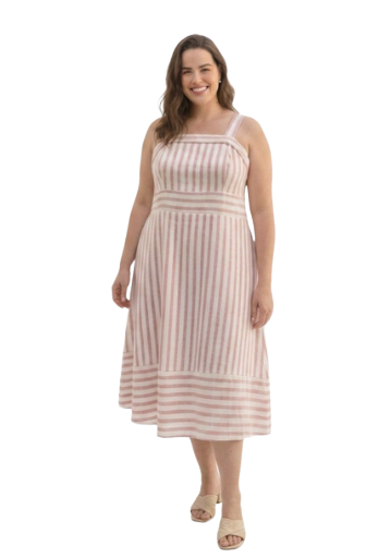 Vestido Midi Linho