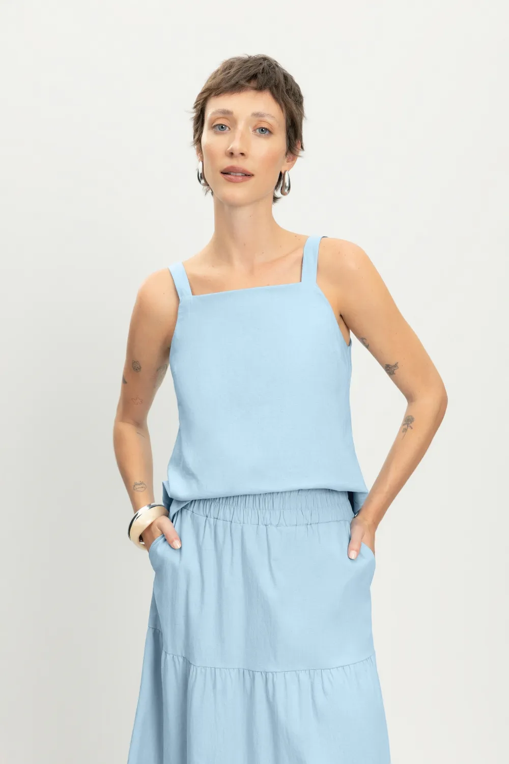 Conjunto Saia e Camiseta 