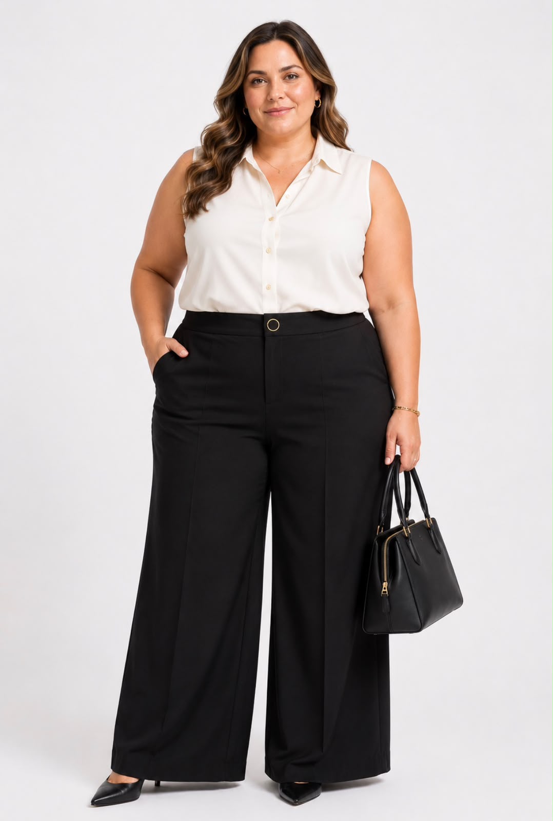 Calça Pantalona Plus Size