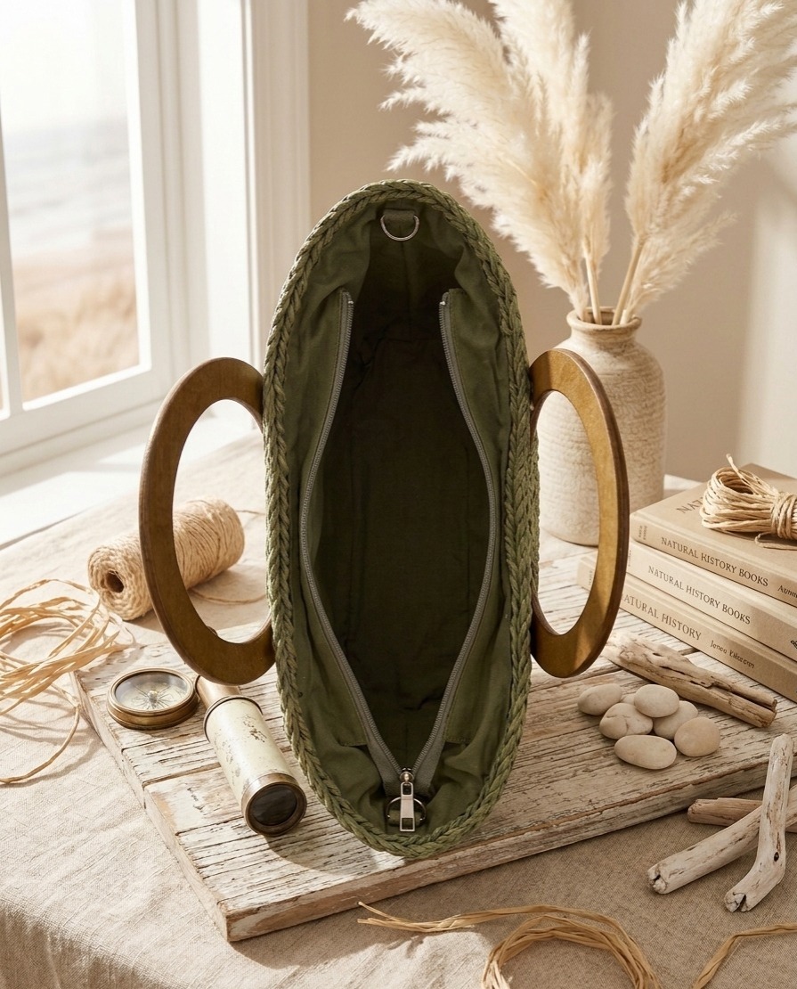 Bolsa de Palha Verde