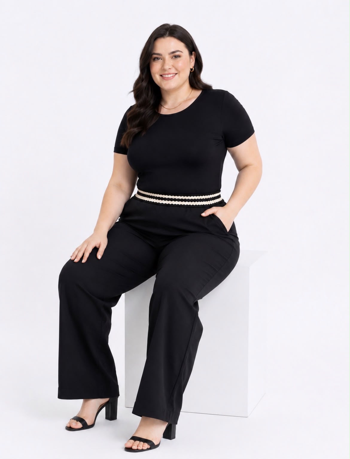 Calça Preta Plus Size