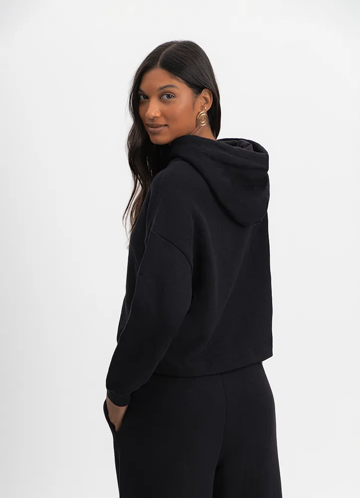 Moletom Preto com Capuz