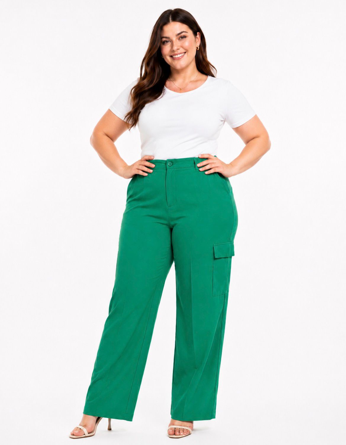 Calça Verde Plus Size