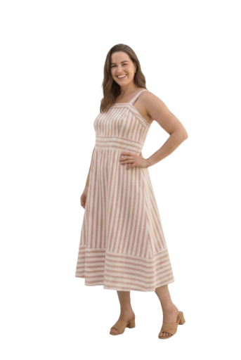 Vestido Midi Linho