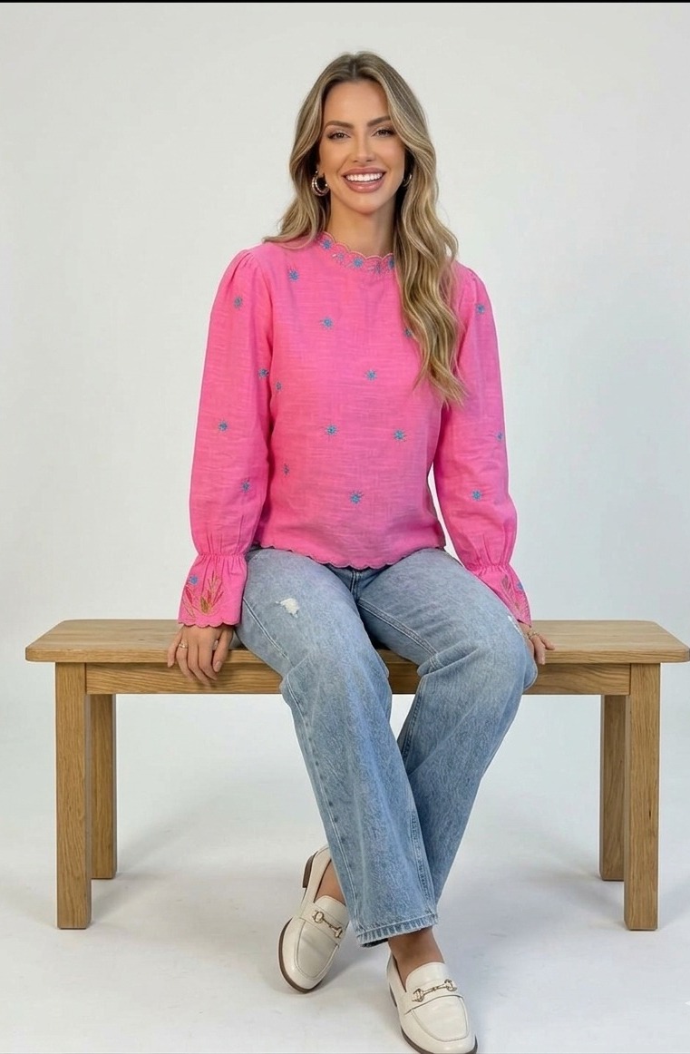Blusa  Bordada