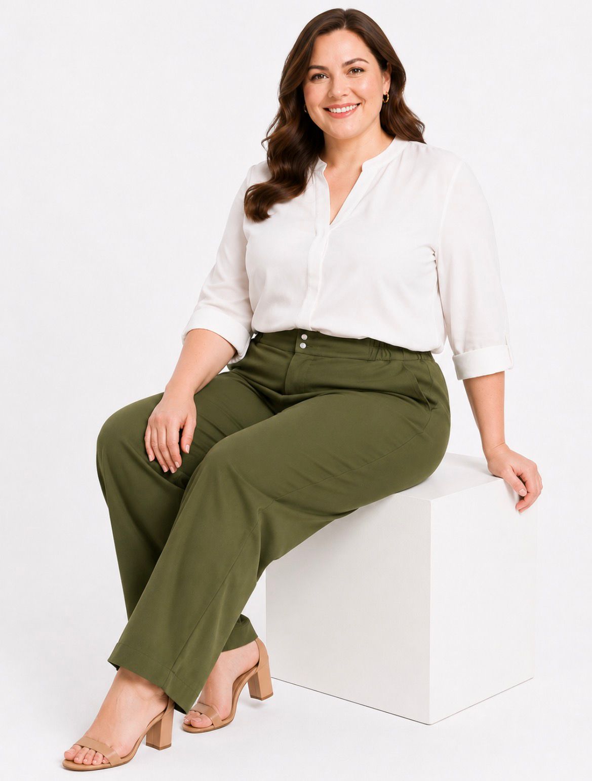 Calça Pantalona Plus Size 