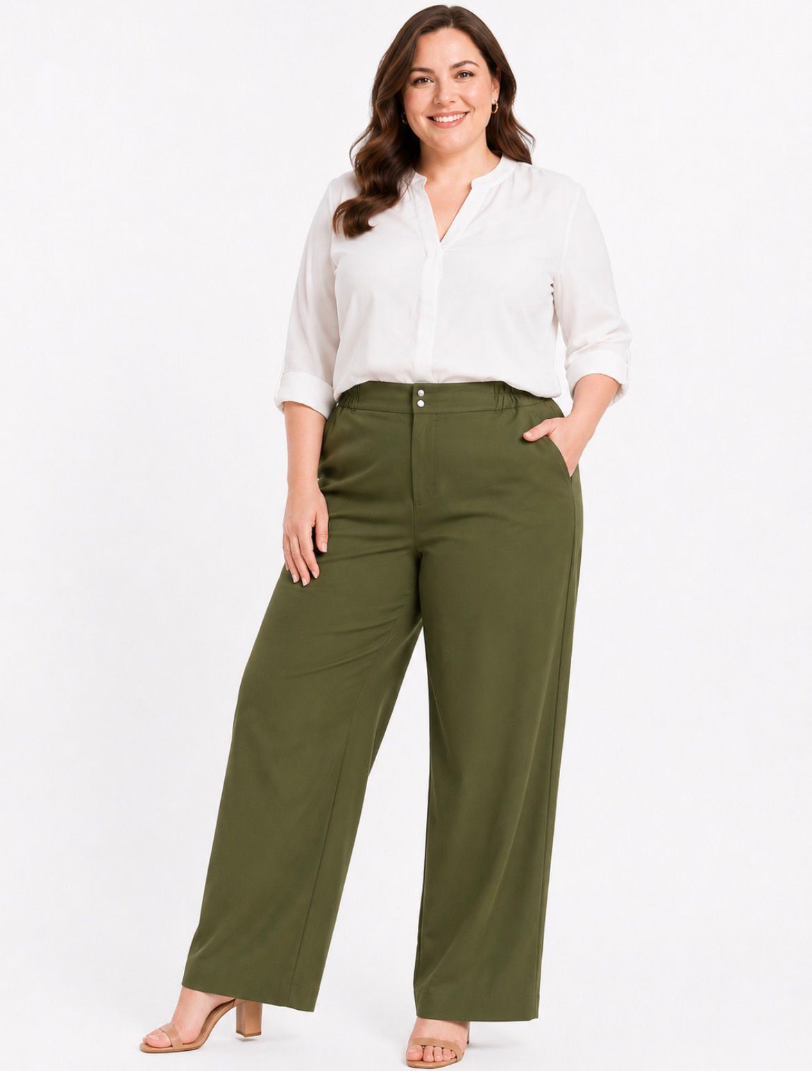 Calça Pantalona Plus Size 