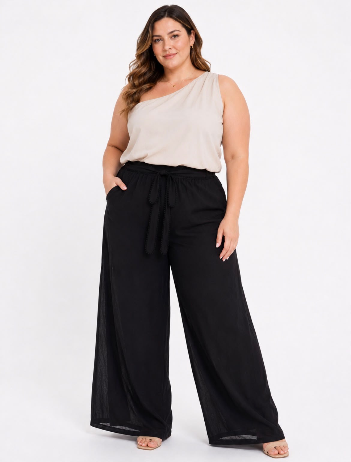 Calça Pantalona Plus Size