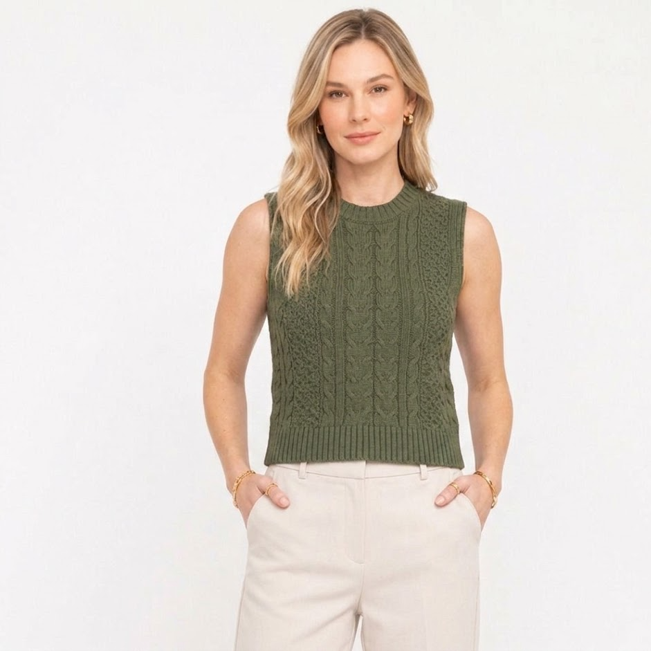 Blusa de Lã Verde