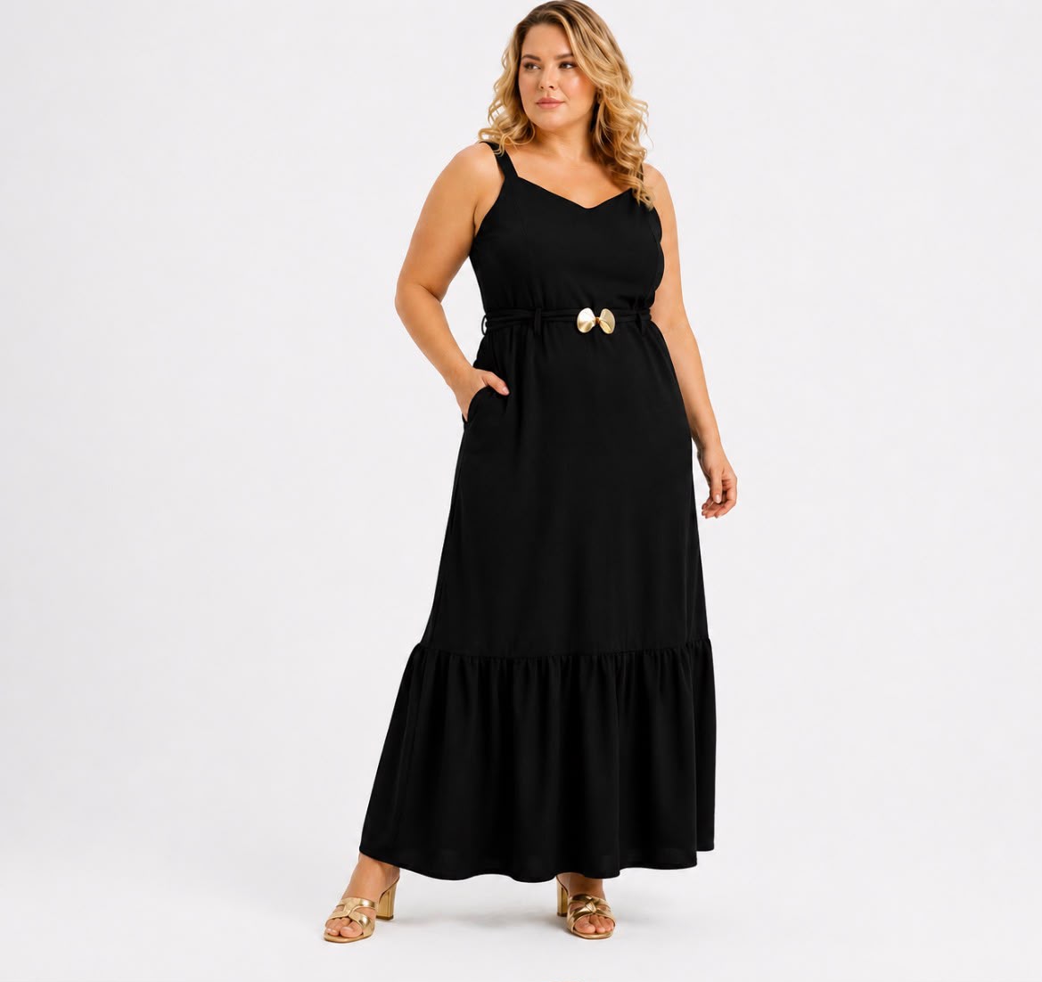 Vestido Longo  Plus Size