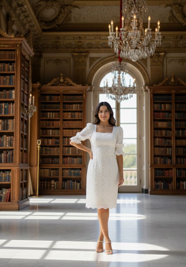 Vestido Branco Elegante