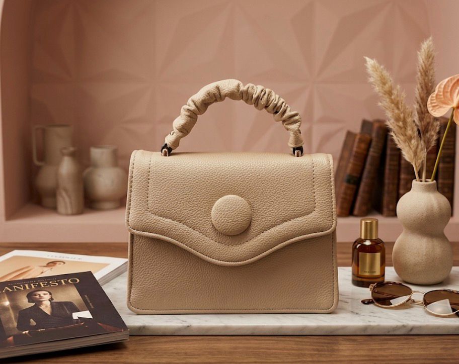 Kit Bolsas Elegantes Bege