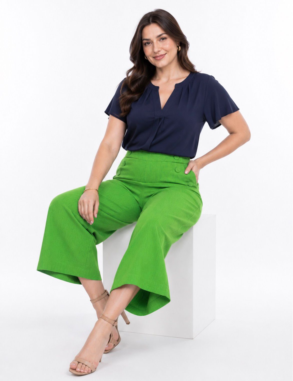 Calça Pantacourt 