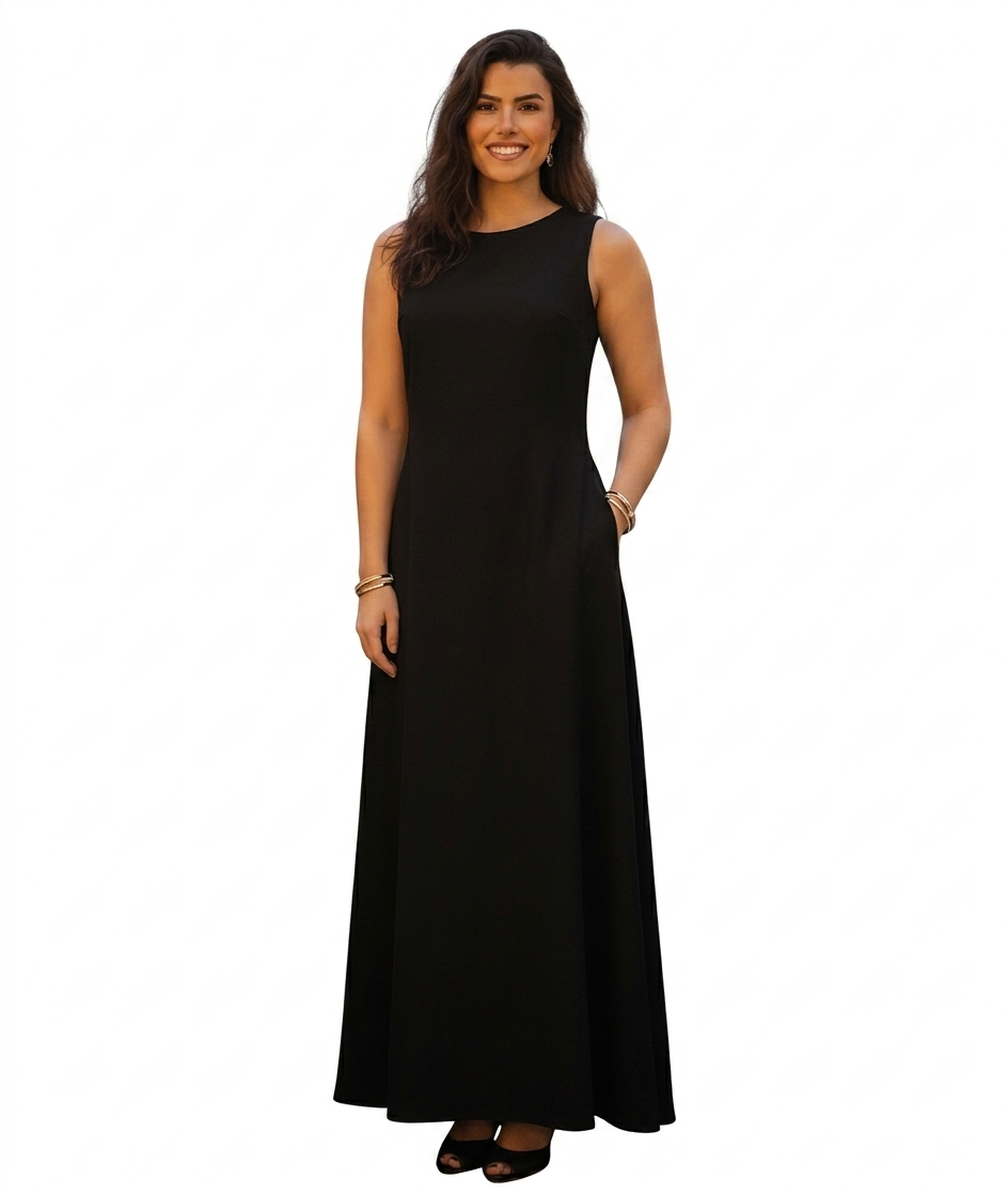 Vestido Longo Preto