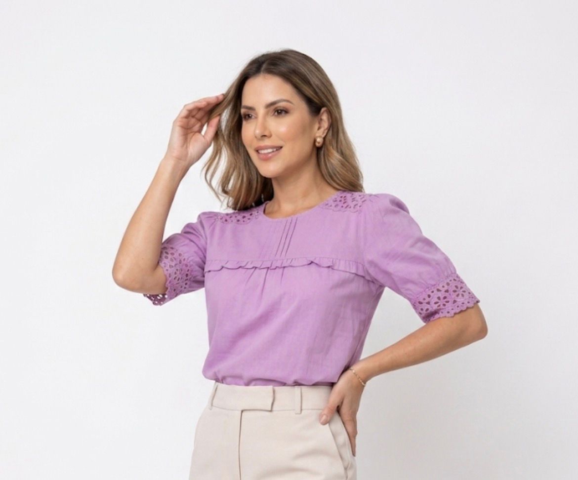Blusa com Renda