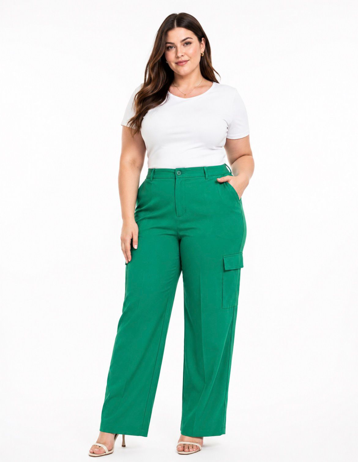 Calça Verde Plus Size
