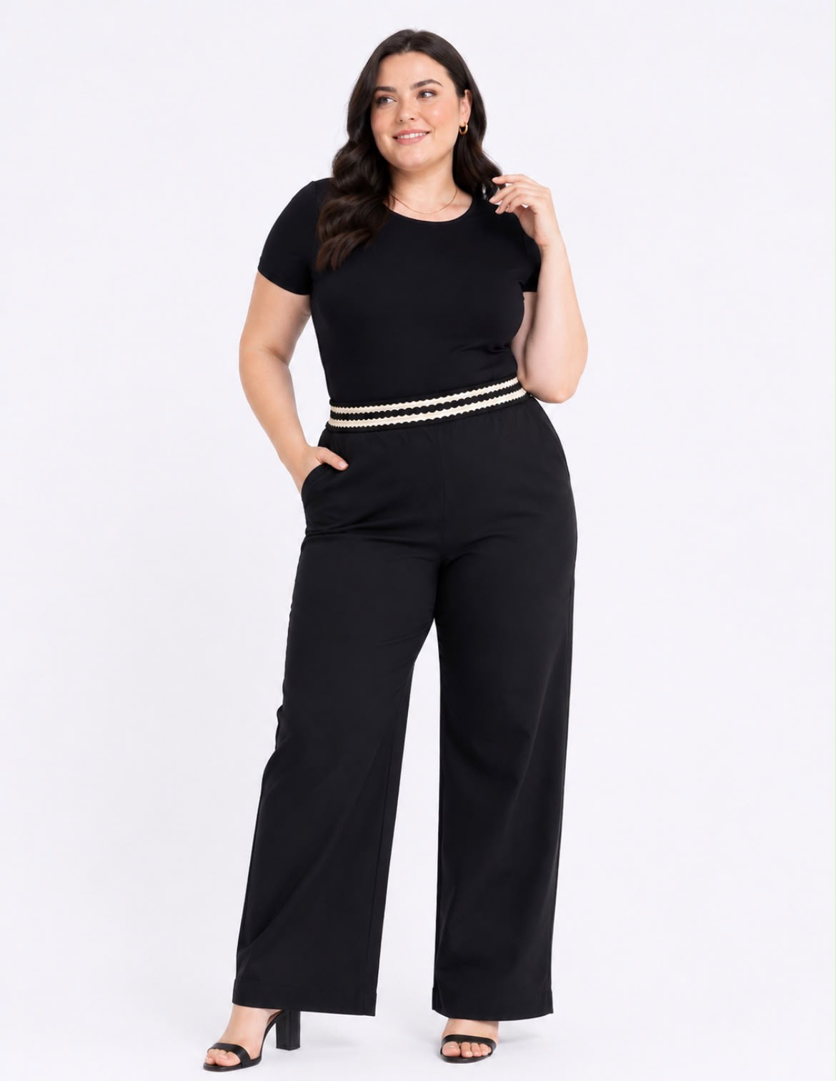 Calça Preta Plus Size