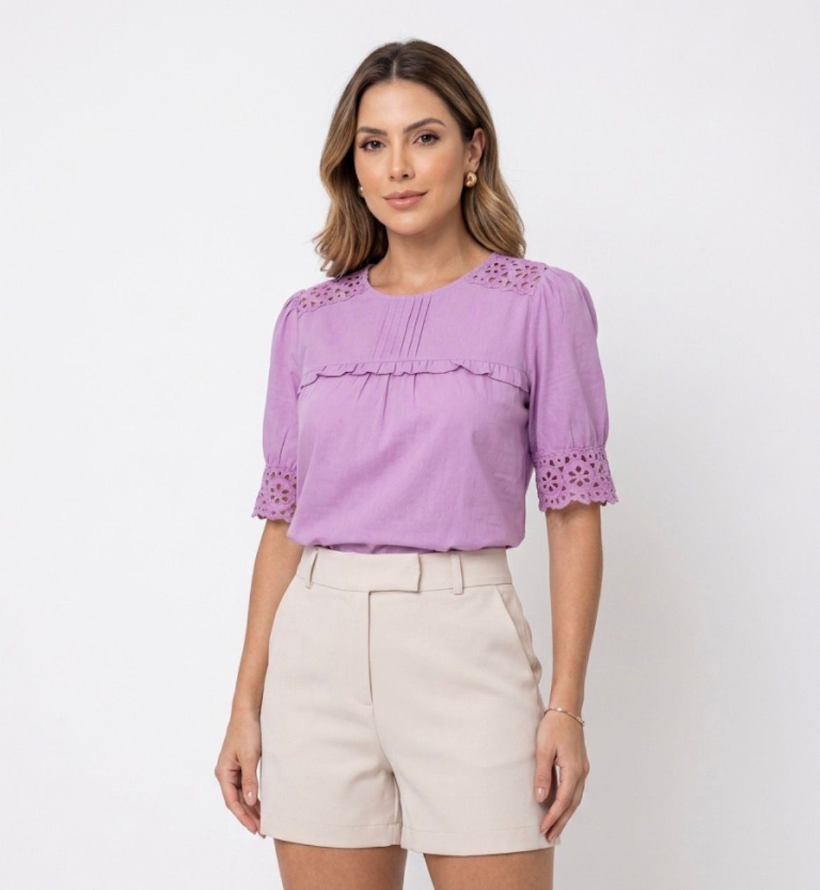 Blusa com Renda
