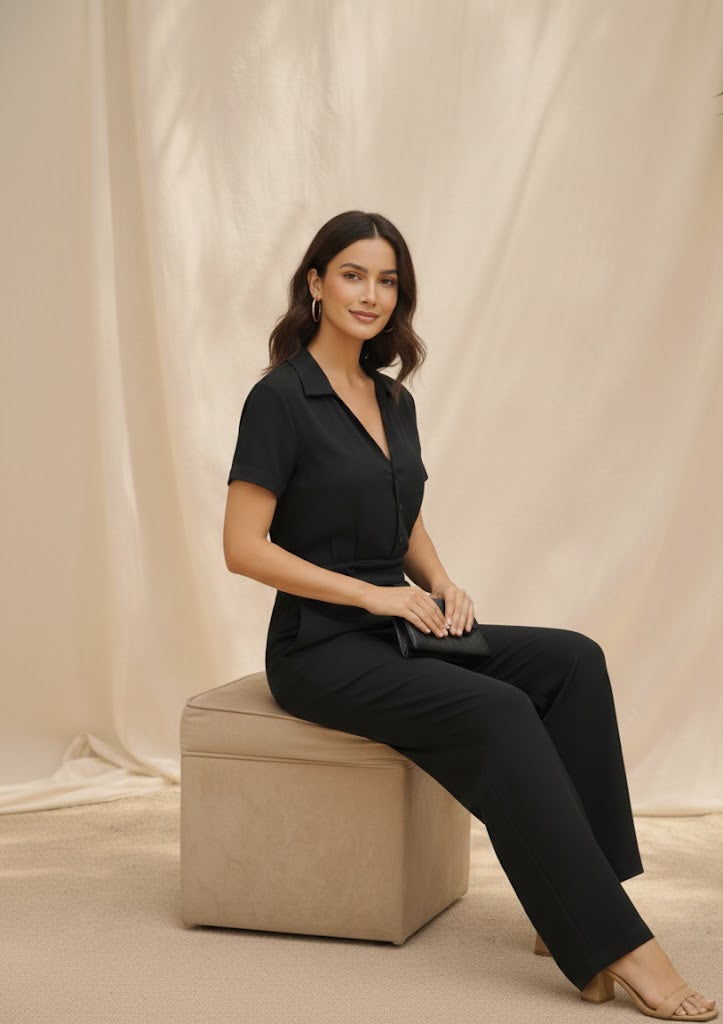 Macacão Social Preto