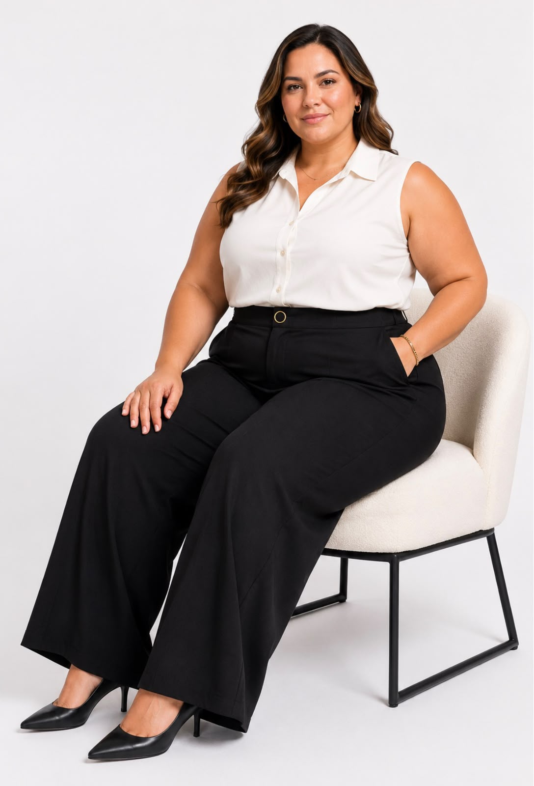 Calça Pantalona Plus Size