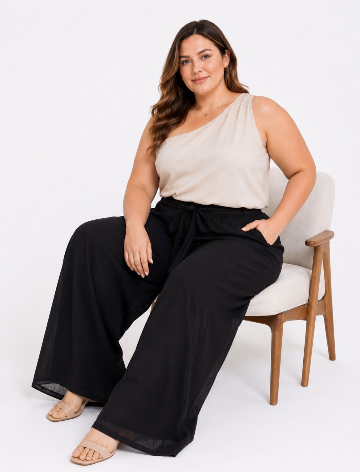 Calça Pantalona Plus Size