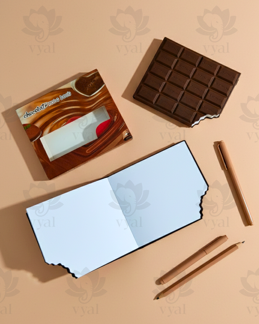 The "Cocoa-Cloud" Chocolate Bar Notepad