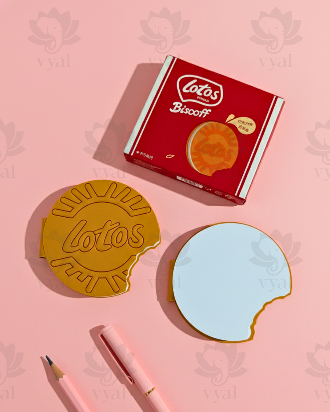 The "Caramel Crunch" Biscoff Notepad