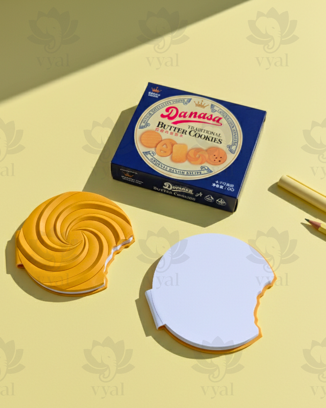 The "Danasa" Swirl Butter Cookie Notepad