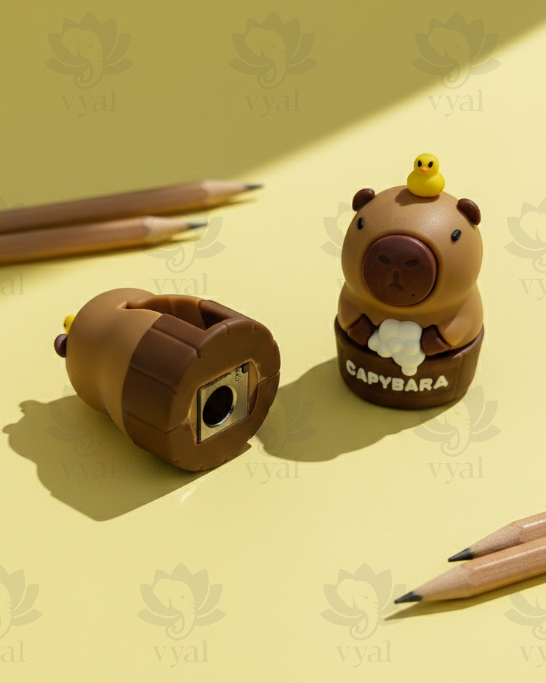The "Duckie-Top" Capybara Pencil Sharpener
