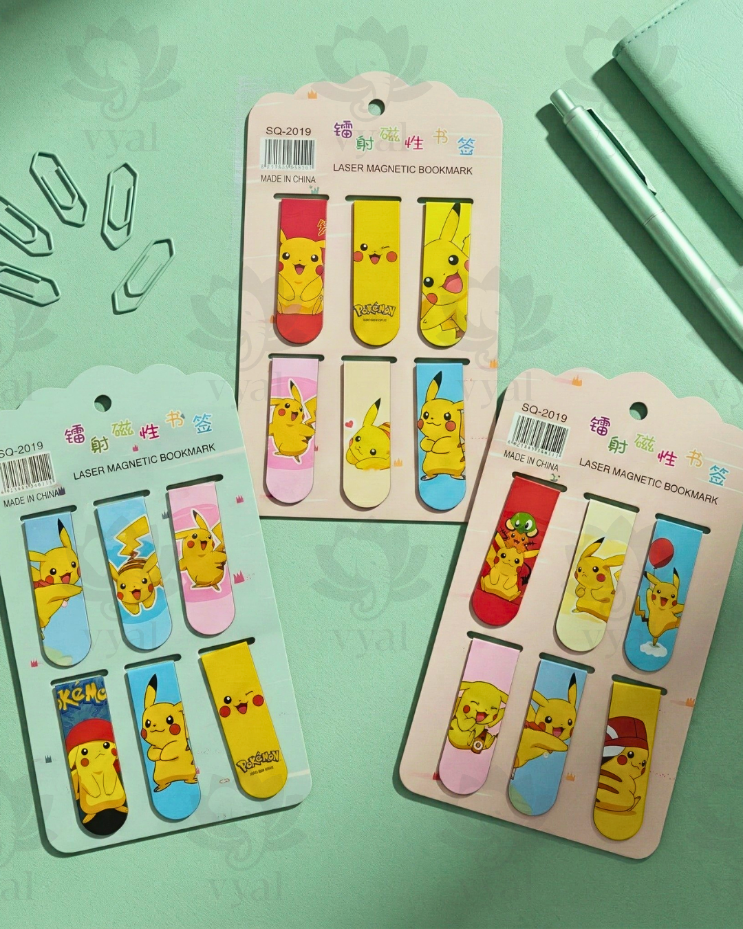 The "Page-Hugger" Magnetic Bookmark Set