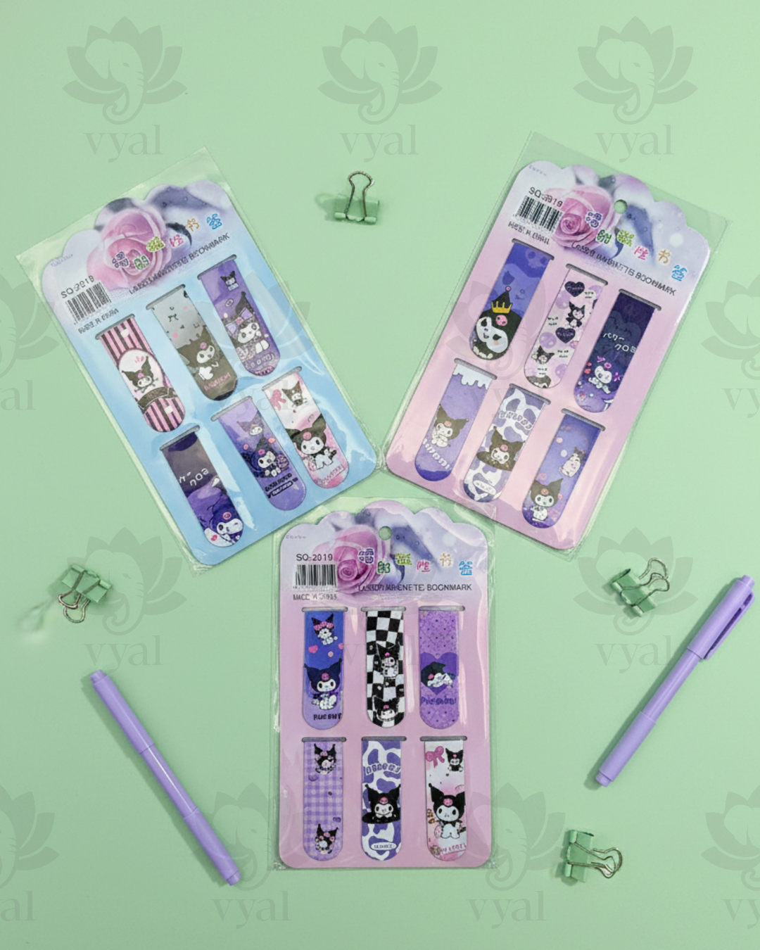 The "Page-Hugger" Magnetic Bookmark Set