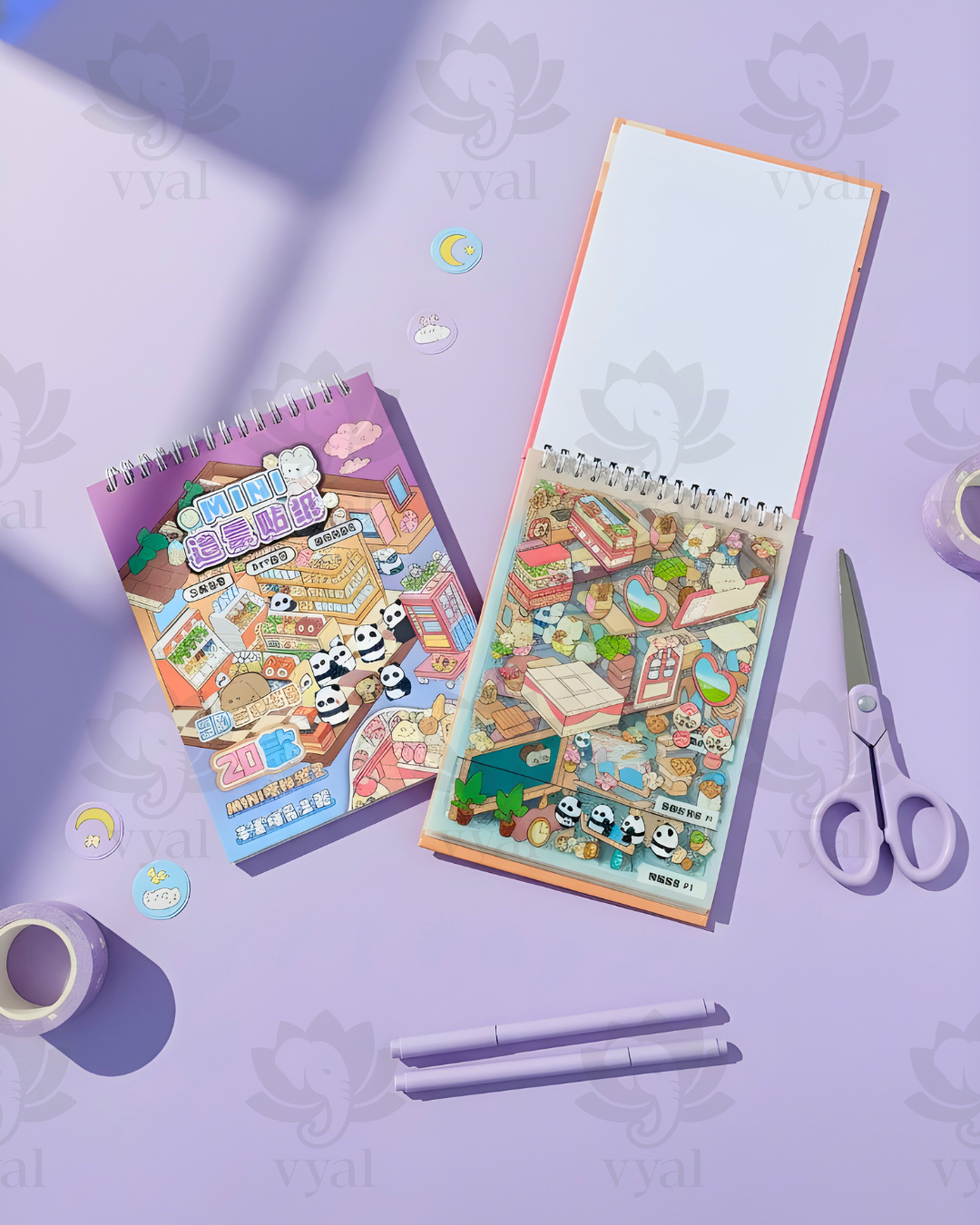 The "Tiny World" 3D DIY Sticker Book