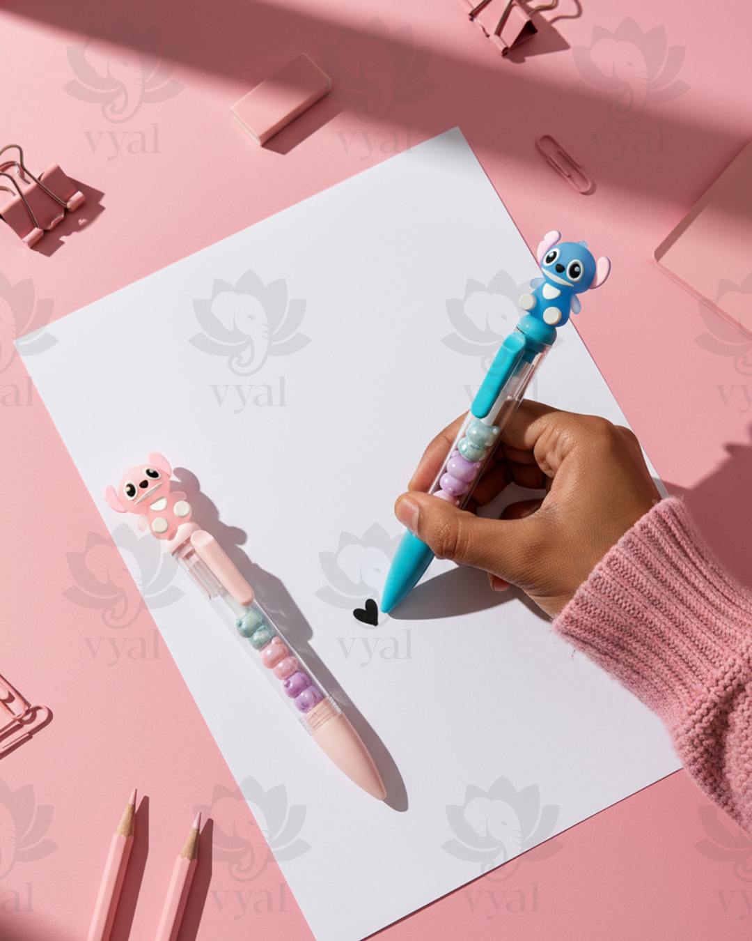 The "Cosmic Duo" 3D Fidget String Pen