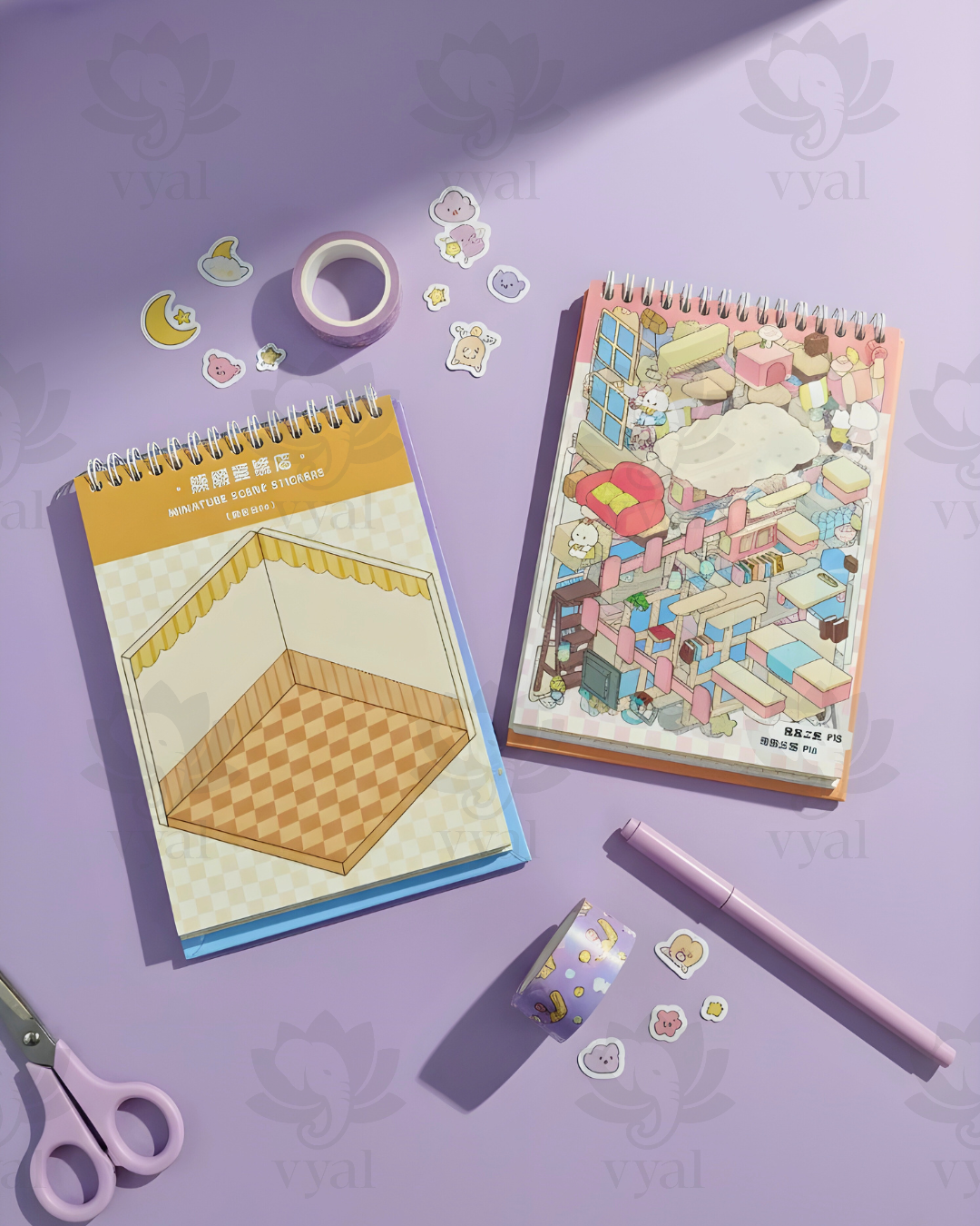 The "Tiny World" 3D DIY Sticker Book