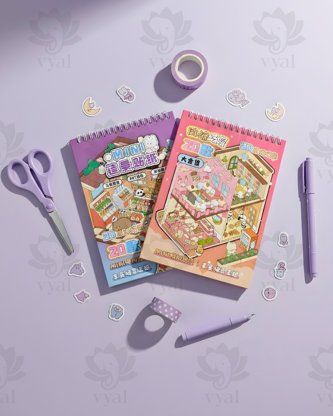 The "Tiny World" 3D DIY Sticker Book