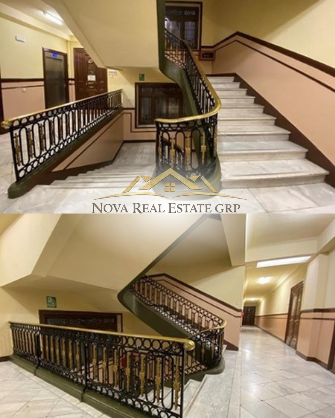 Elegante edificio en el centro de la ciudad