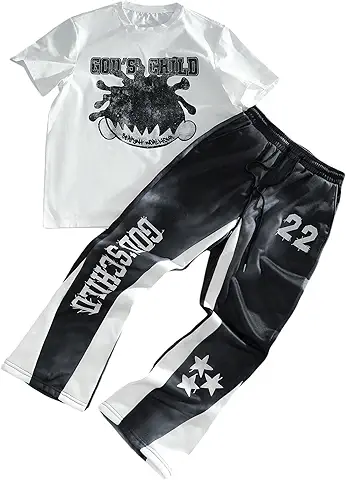 Streetwear Graphic Tee & Jogger Set