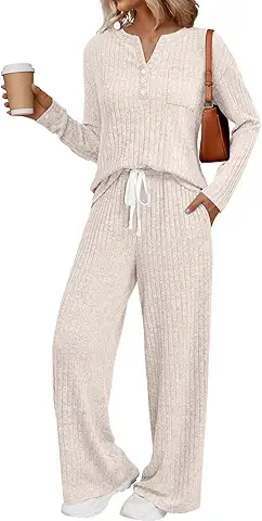 Women's Ribbed Lounge Set