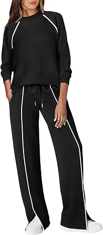 Women's Black Tracksuit Set