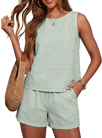 Stripe Summer Lounge Set