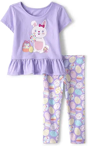 Easter Bunny Girls Outfit Set