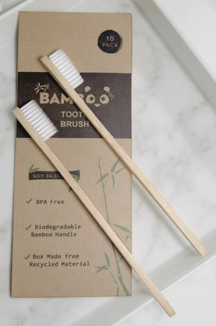 Cepillo de dientes de bambú