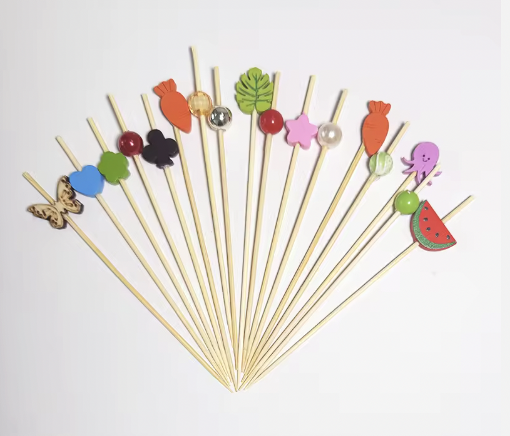 Palillos Decorativos de Madera