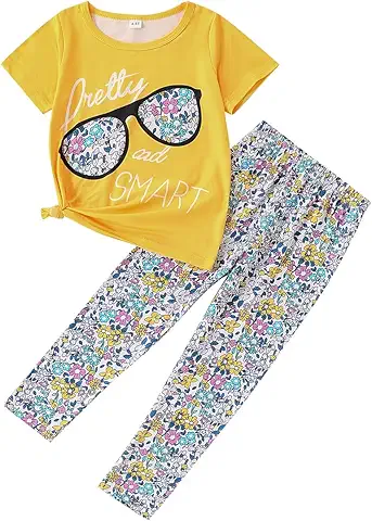 Girls' Pretty and Smart Outfit Set