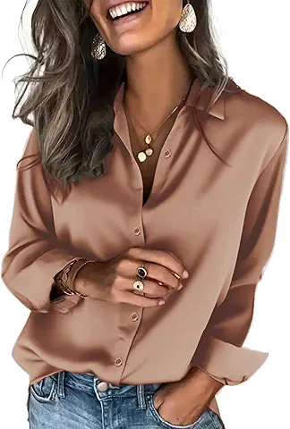 Silky Button-Down Shirt