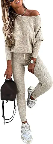 Women's Ribbed Knit Lounge Set