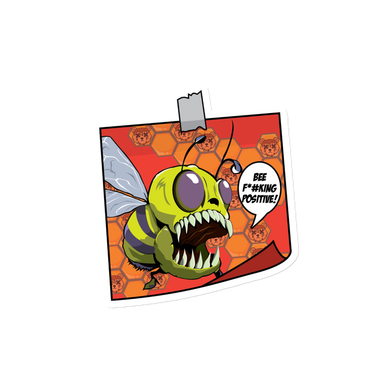 Bee Positive Affirmation Magnet