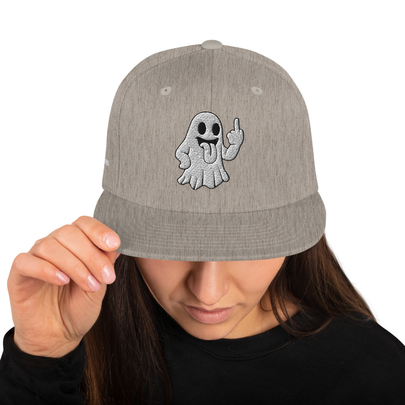 FU Sassy Ghost Snapback Hat